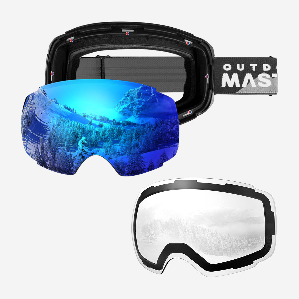 PRO Snow Goggles + Lens Bundle