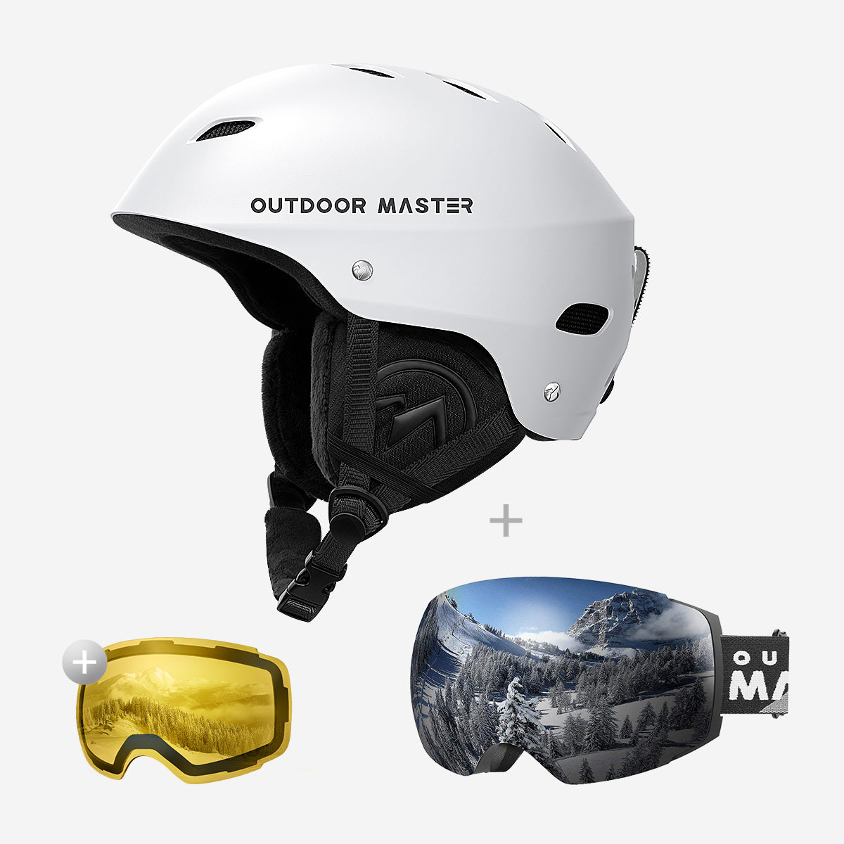 Bundle Sale - Pro Goggle + Lens + Kelvin Helmet