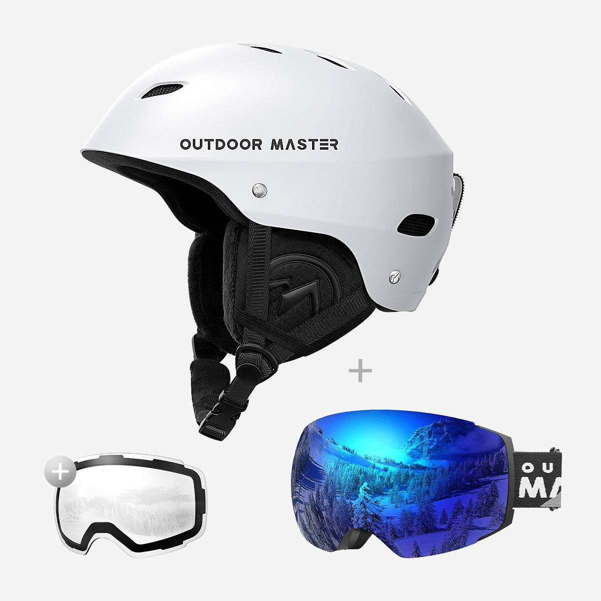 Bundle Sale - Pro Goggle + Lens + Kelvin Helmet