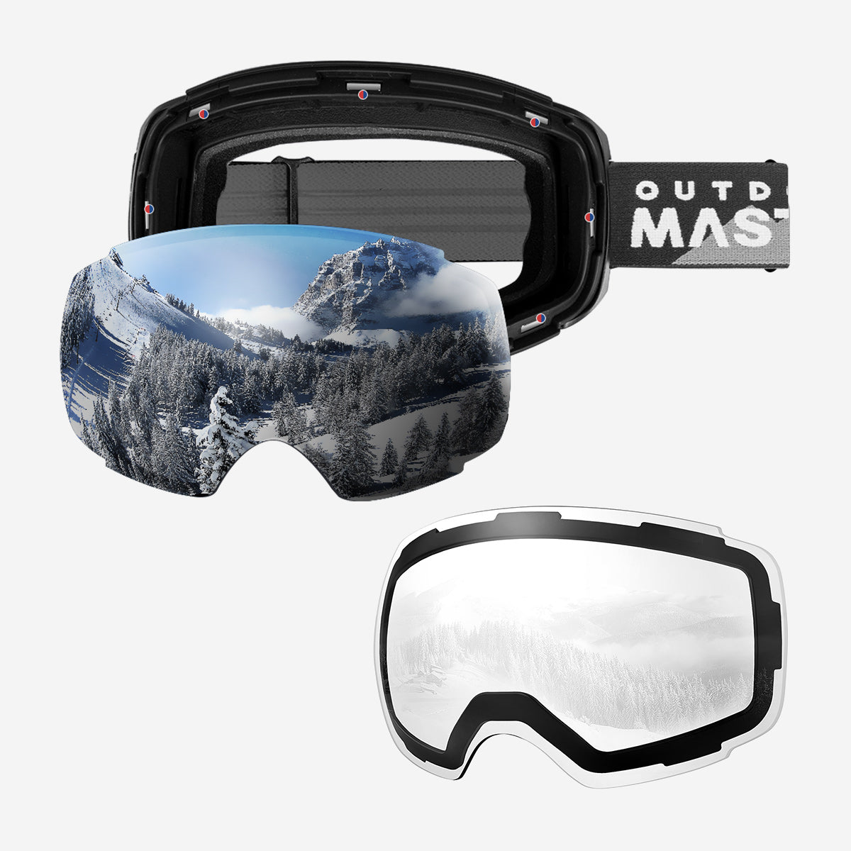 PRO Snow Goggles + Lens Bundle