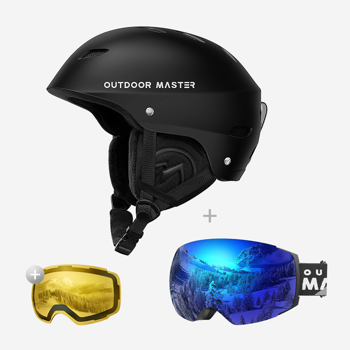 Bundle Sale - Pro Goggle + Lens + Kelvin Helmet