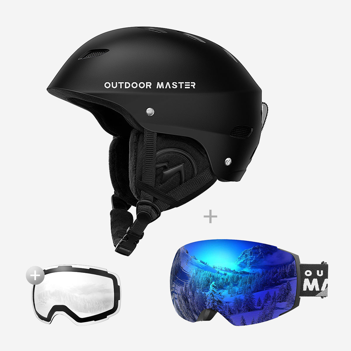 Bundle Sale - Pro Goggle + Lens + Kelvin Helmet