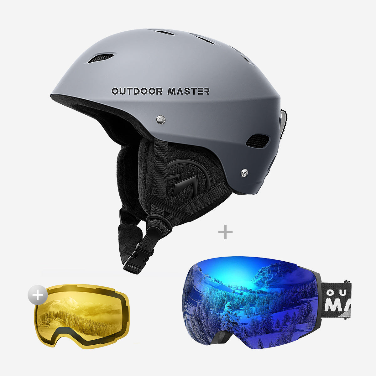 Bundle Sale - Pro Goggle + Lens + Kelvin Helmet