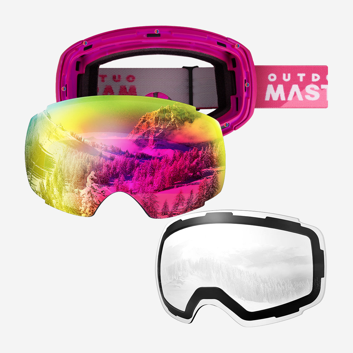 PRO Snow Goggles + Lens Bundle
