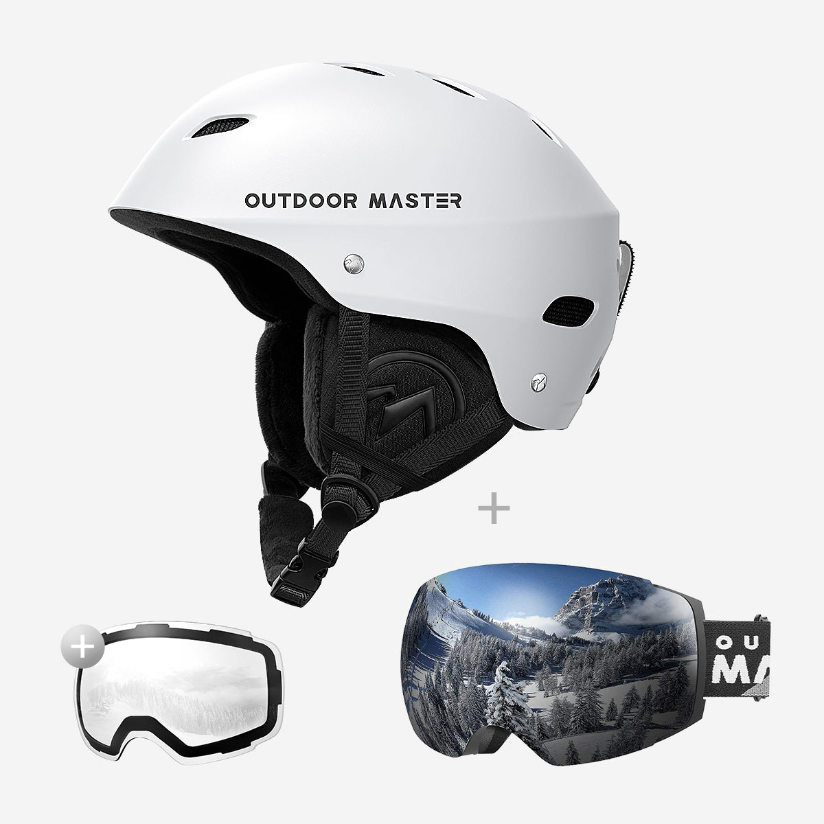 Bundle Sale - Pro Goggle + Lens + Kelvin Helmet