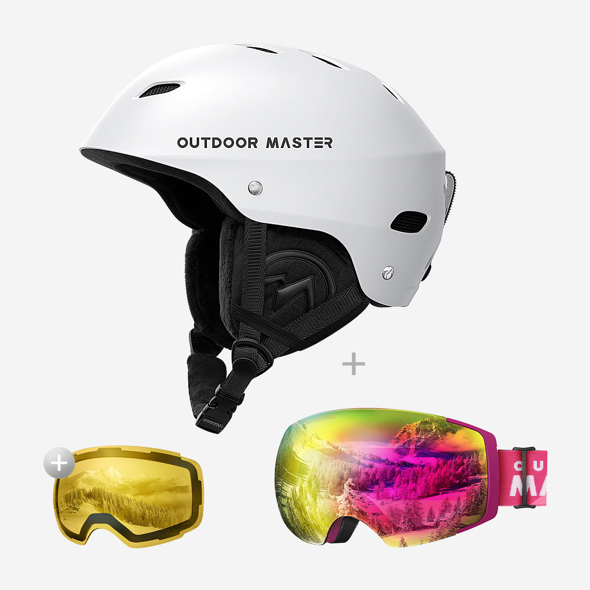 Bundle Sale - Pro Goggle + Lens + Kelvin Helmet