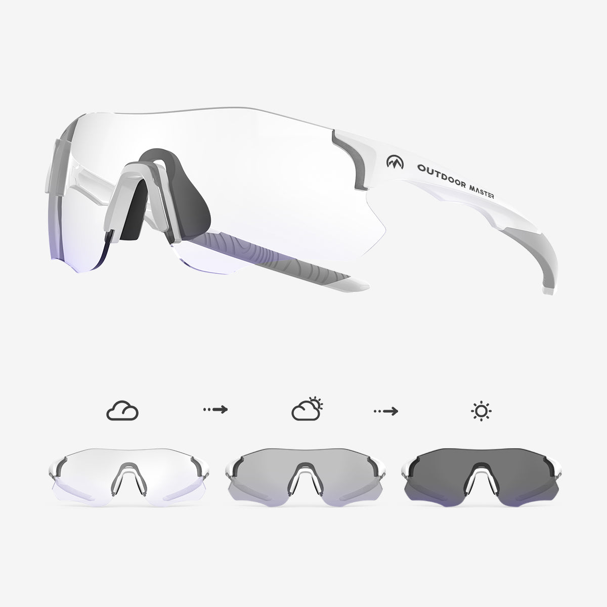 HawkSharp HD Photochromic Sport Sunglasses