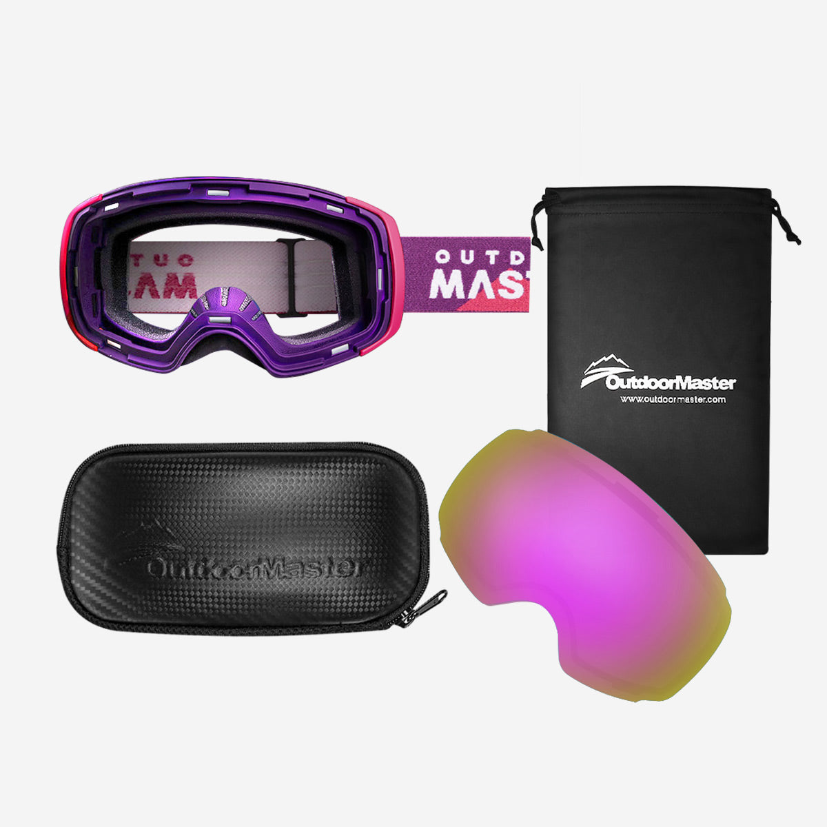 PRO Snow Goggles + Lens Bundle