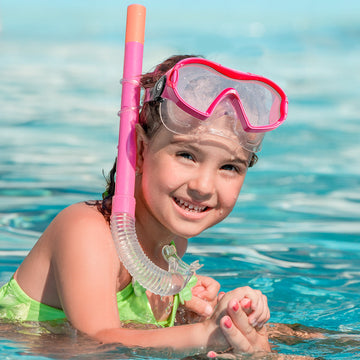 swimming goggles with nose cover Stingray Kids Swim Goggles, Pink