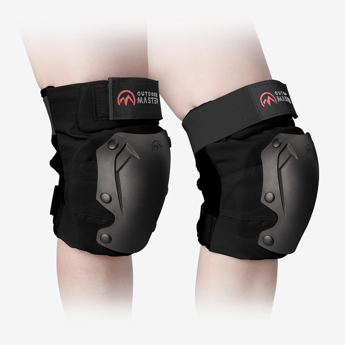 OutdoorMaster Knee Pads and Elbow Pads Set - for Adult & Youth