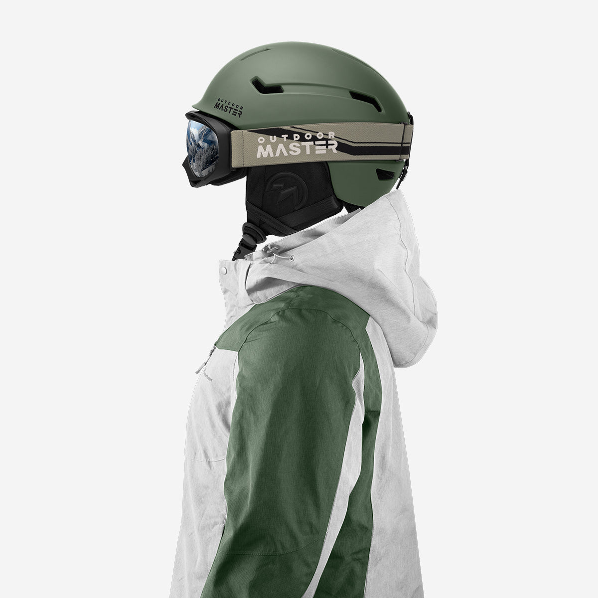 OutdoorMaster DEER スキーヘルメットバンドル
