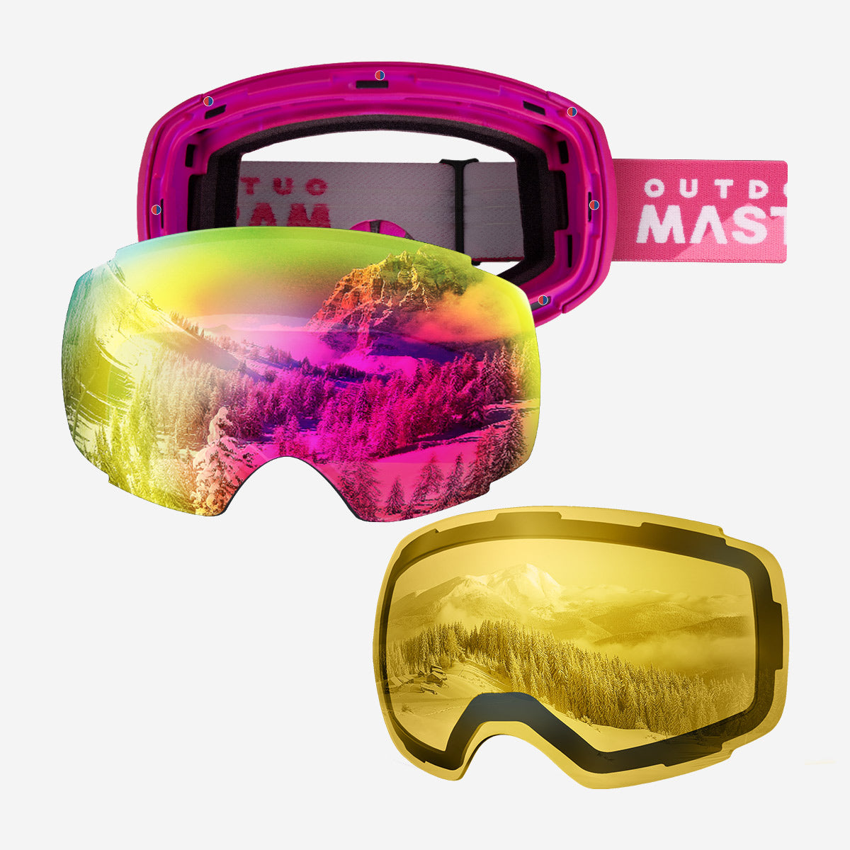 Bundle Sale - Pro Goggle + Lens + Kelvin Helmet