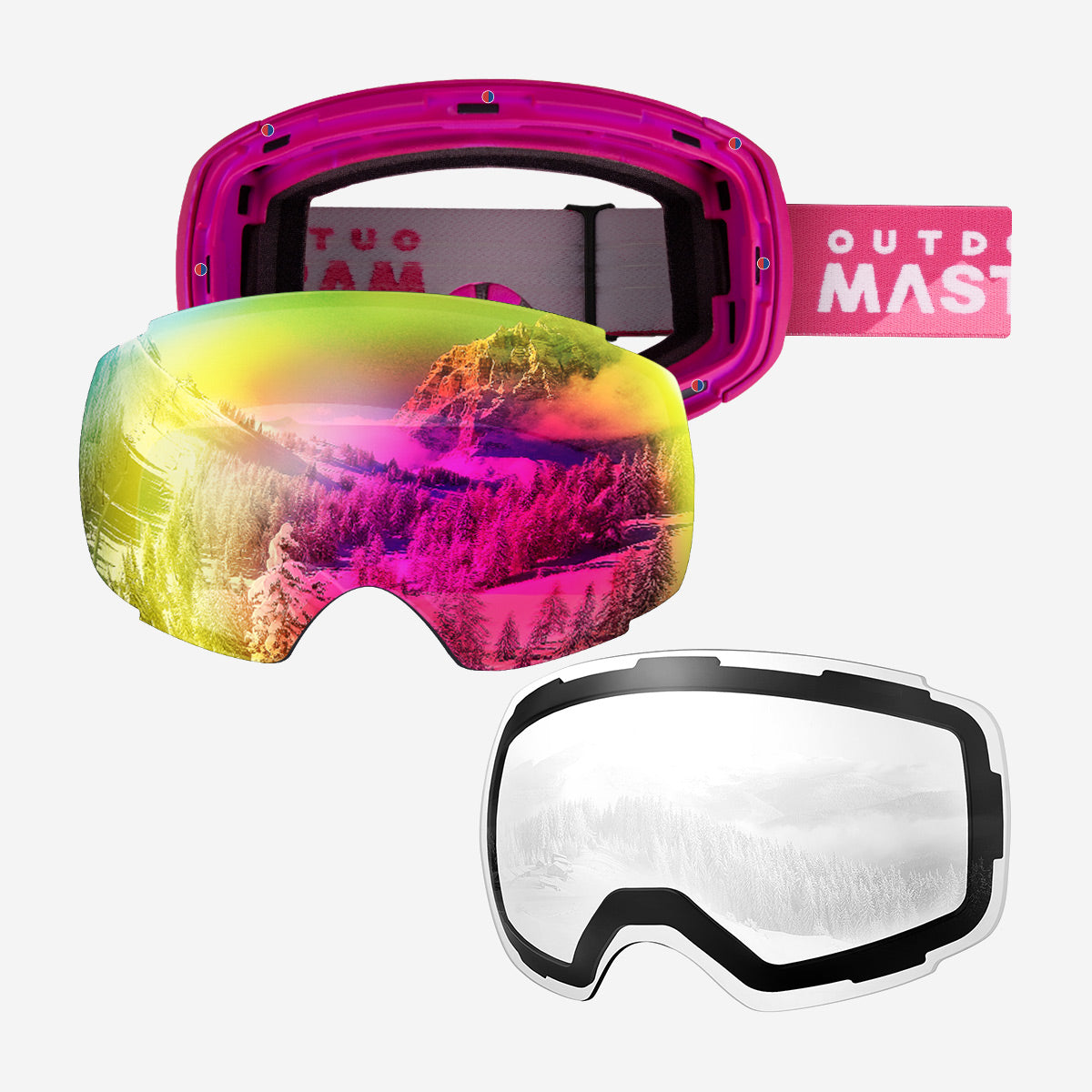 Bundle Sale - Pro Goggle + Lens + Kelvin Helmet