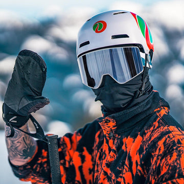 blue lens goggles Pulse Cylindrical Ski Goggles