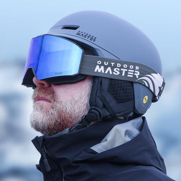 ski goggles vlt OutdoorMaster Falcon Frameless With Cylindrical Zeiss Lens Ski Goggles