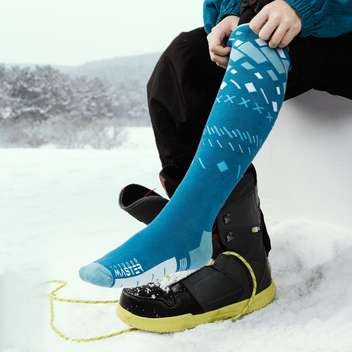 Cotton Snowboard Socks