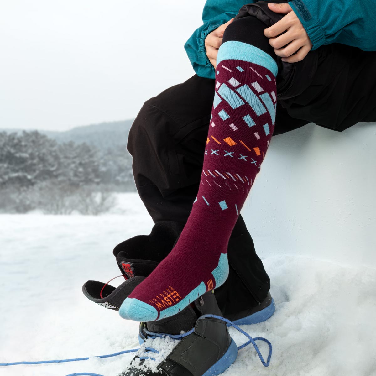 Cotton Snowboard Socks