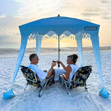 cabana beach tent Beach Cabana with Fringe