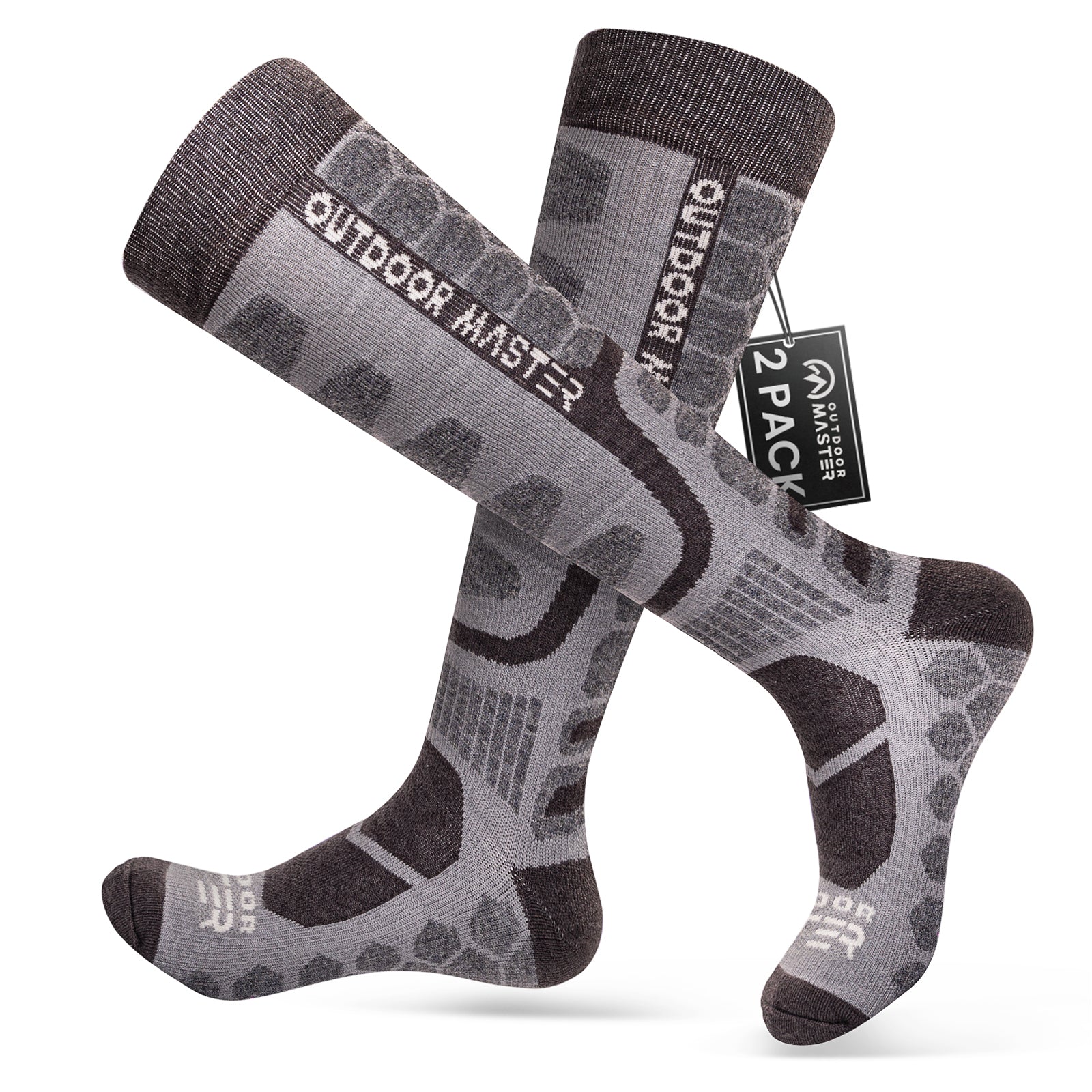 Merino Wool Ski Socks 2/3 Pairs