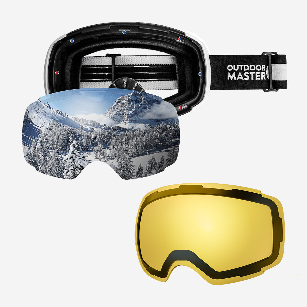 PRO Snow Goggles + Lens Bundle