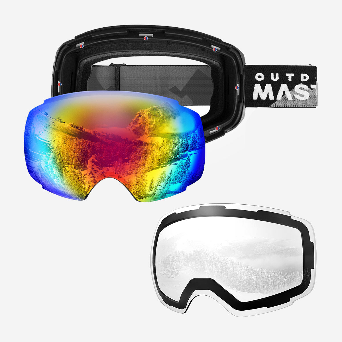 PRO Snow Goggles + Lens Bundle