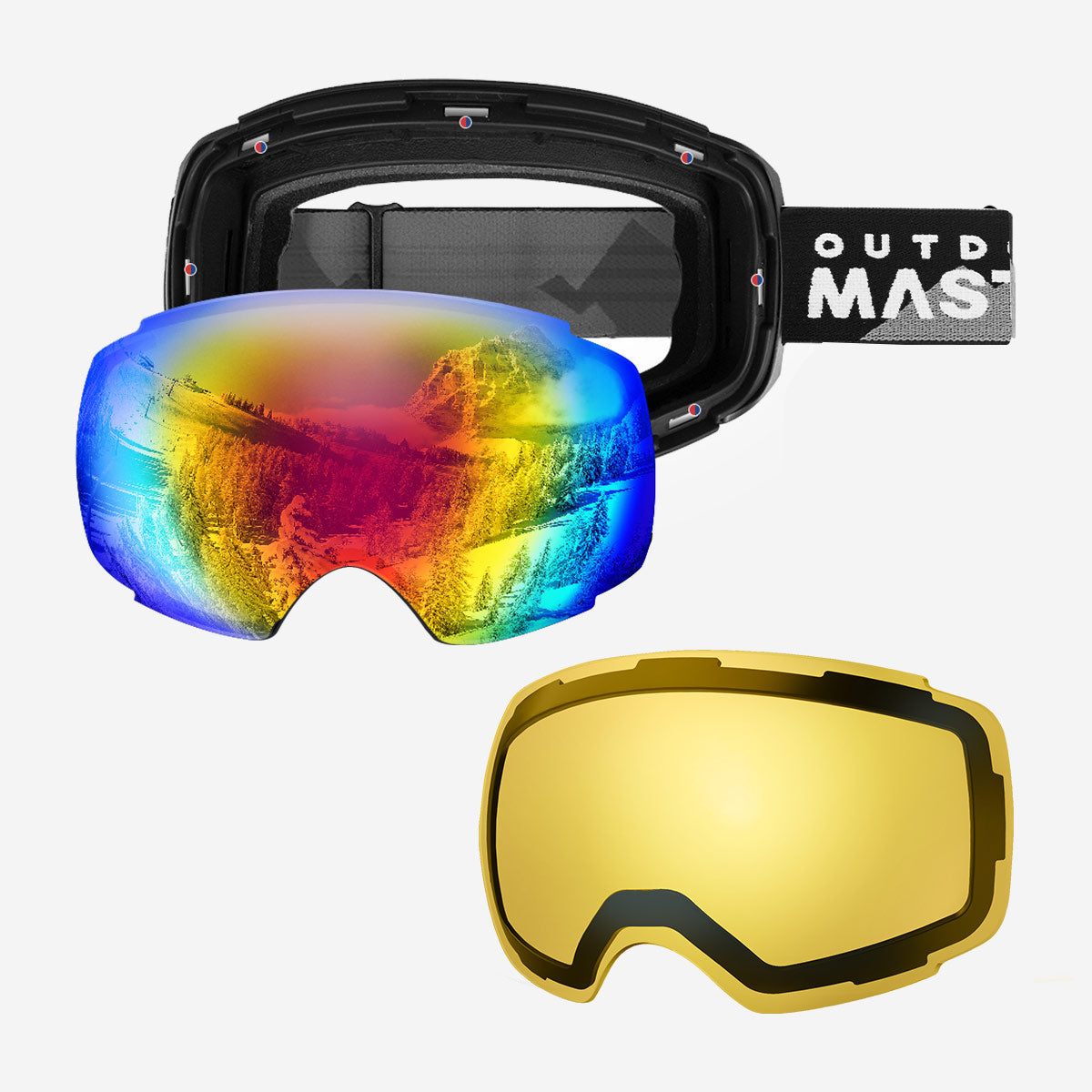 PRO Snow Goggles + Lens Bundle