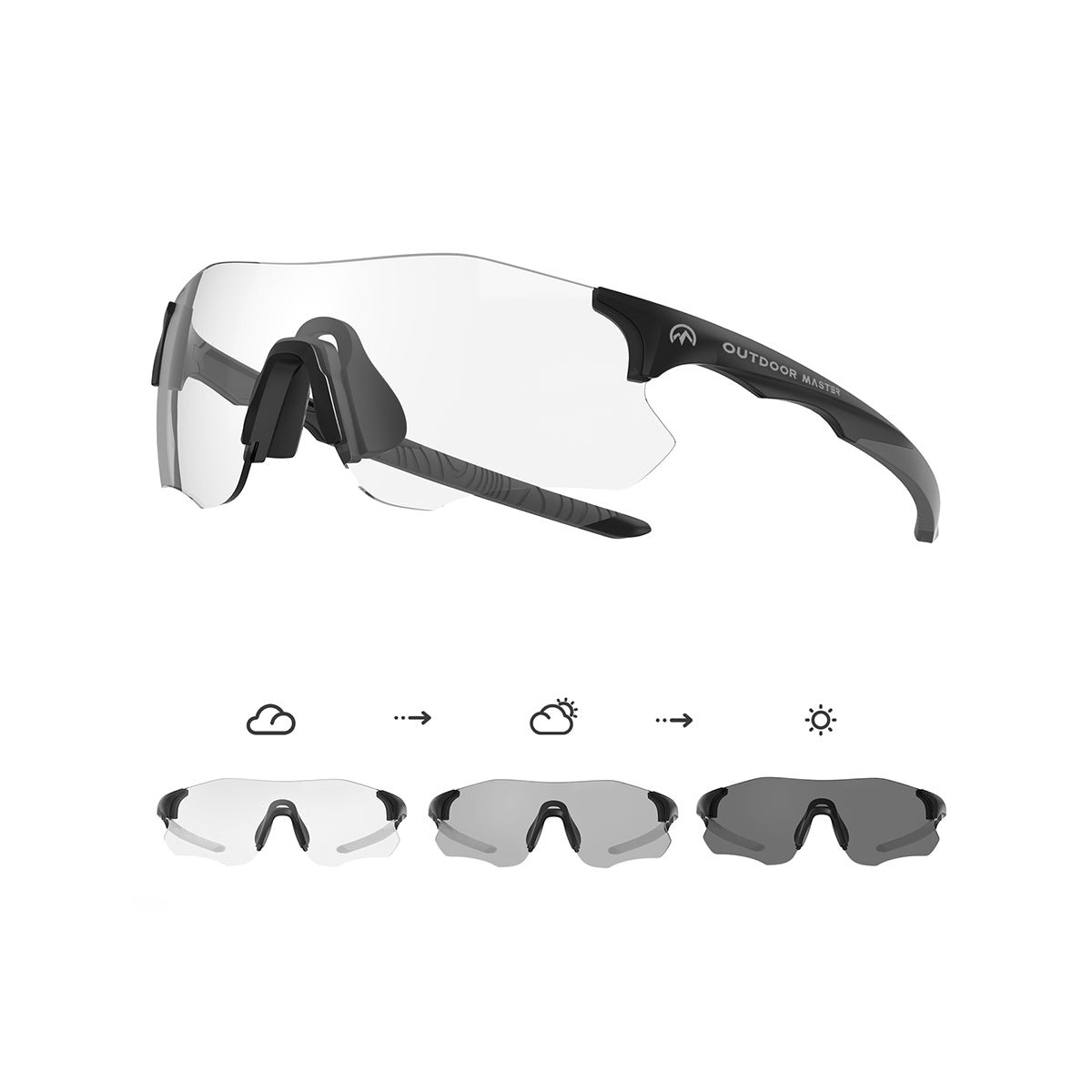 HawkSharp HD Photochromic Sport Sunglasses