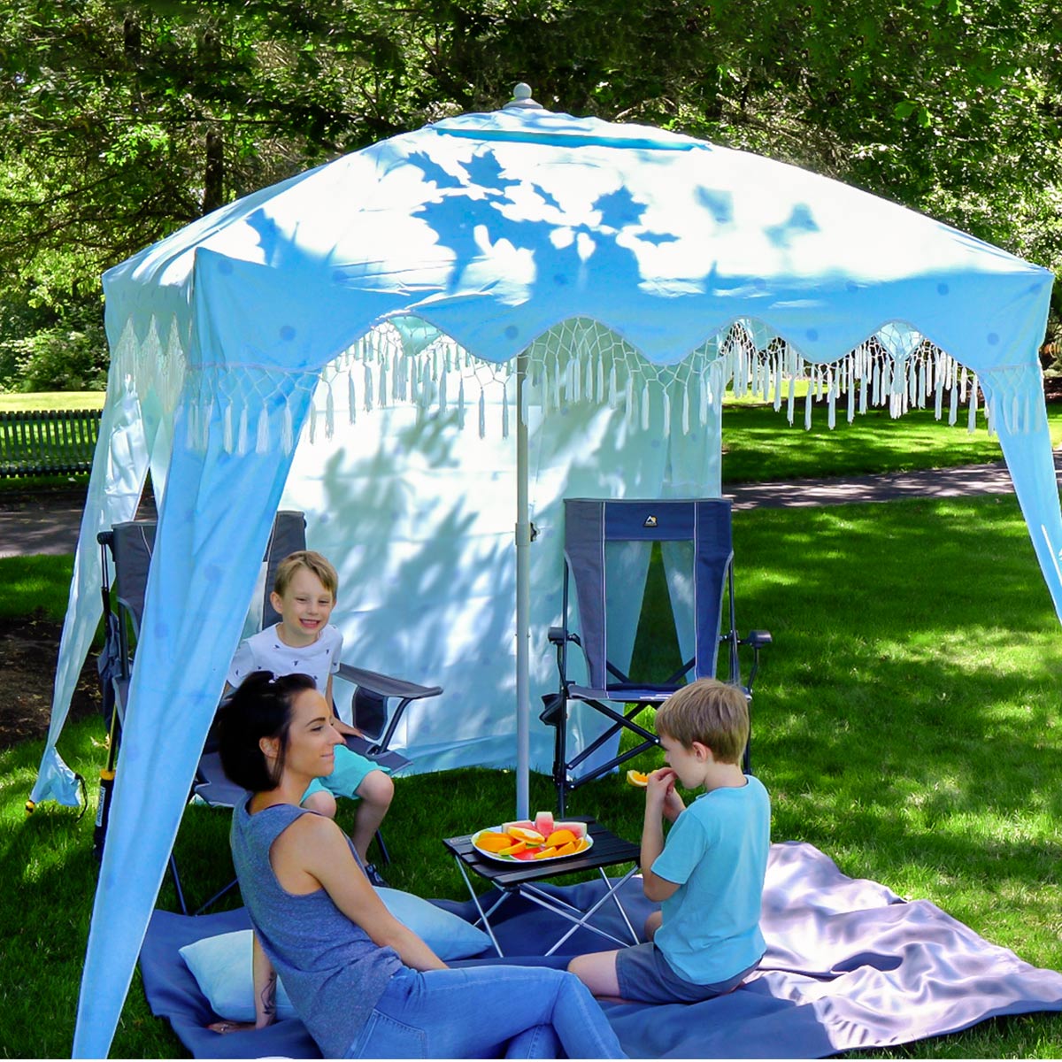 Beach Cabana with Fringe