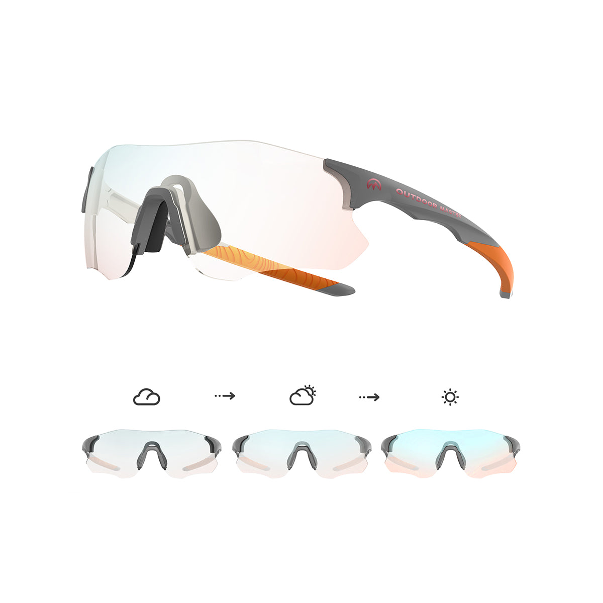 HawkSharp HD Photochromic Sport Sunglasses