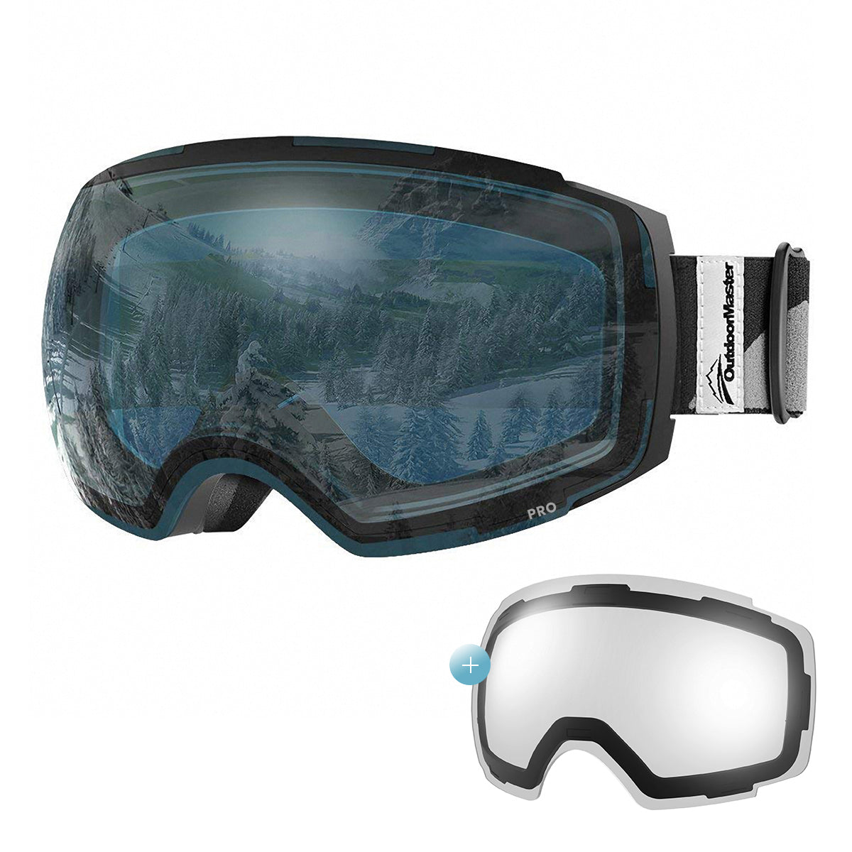 PRO Snow Goggles + Lens Bundle