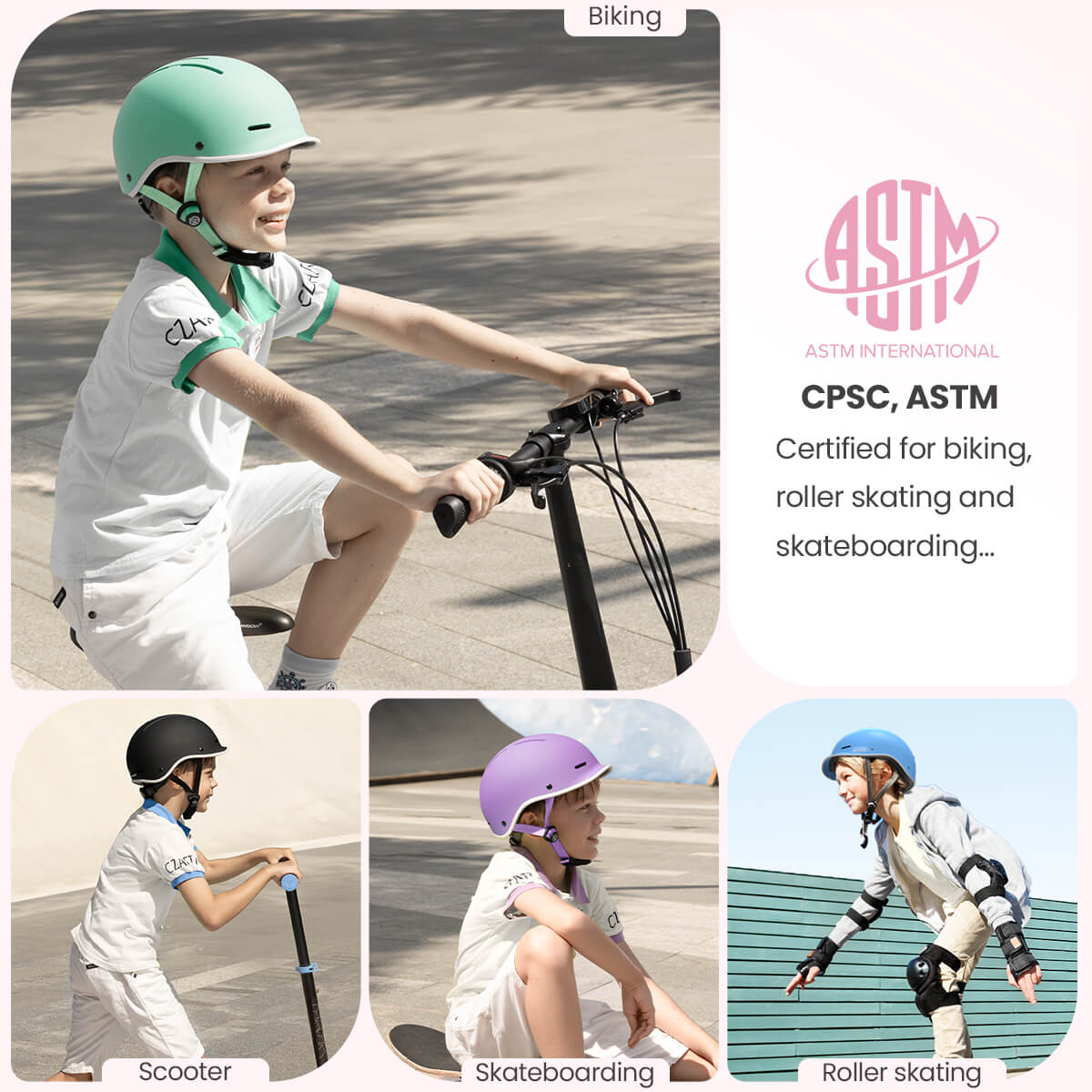 Goat Kids Helmet for Bike & Skate