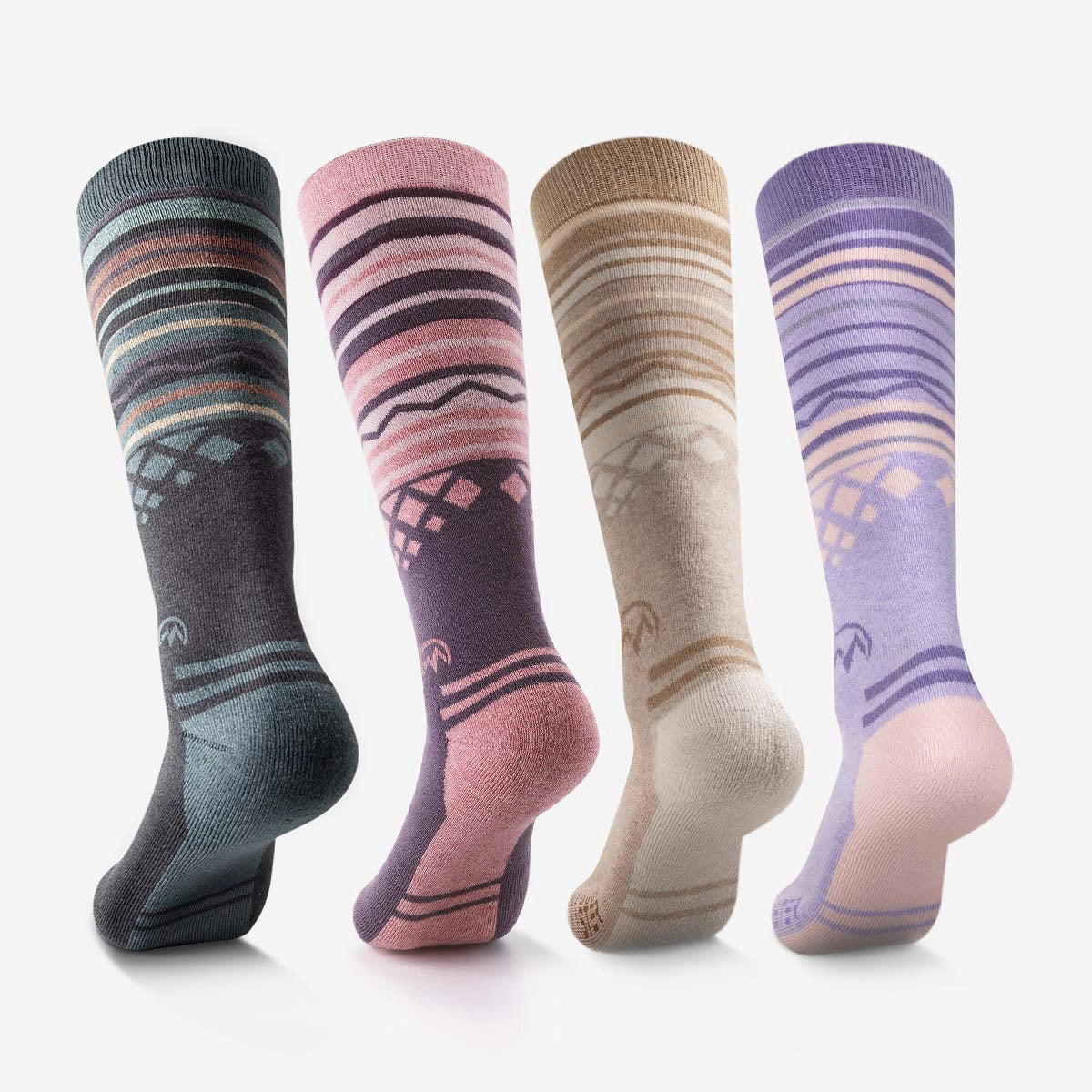 4-Pack Merino Wool Ski Socks