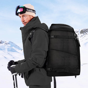 Snowboard Bag - High-Grade ABS Hard Shell & Soft Foam Padding