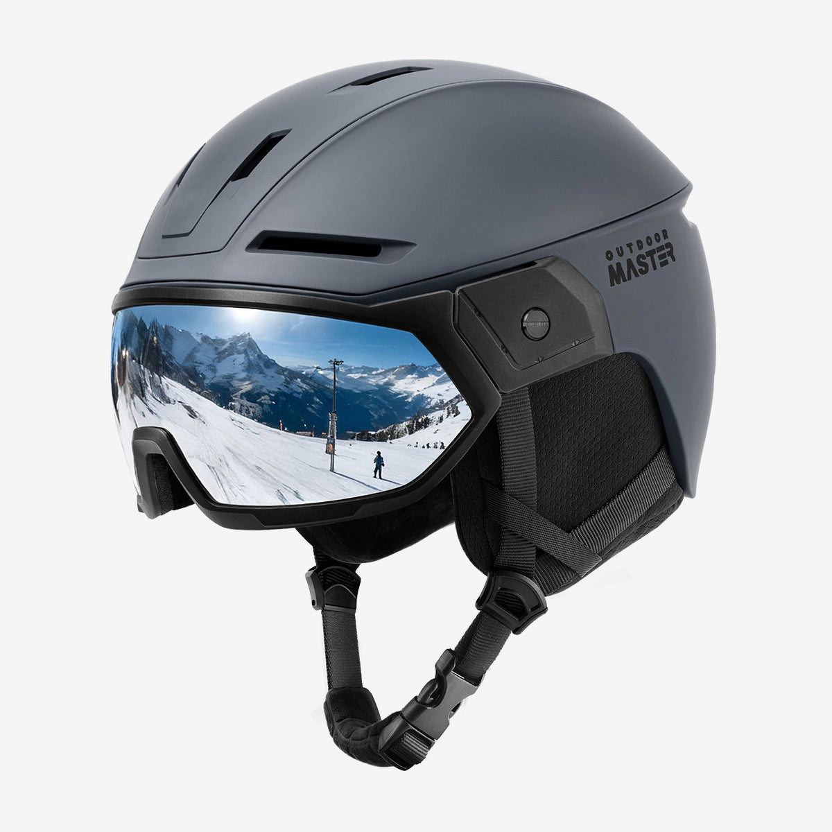 スキーヘルメット&2in1サンバイザーゴーグルセット | OutdoorMaster® スキーヘルメット&2in1サンバイザーゴーグルセット | OutdoorMaster®