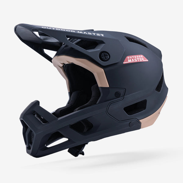 RHINO Full Face Bike Helmets, Pearl White / L