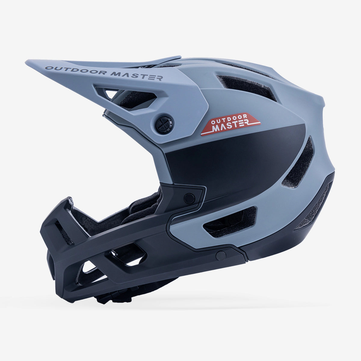 RHINO Full Face Bike Helmets, Pearl White / L