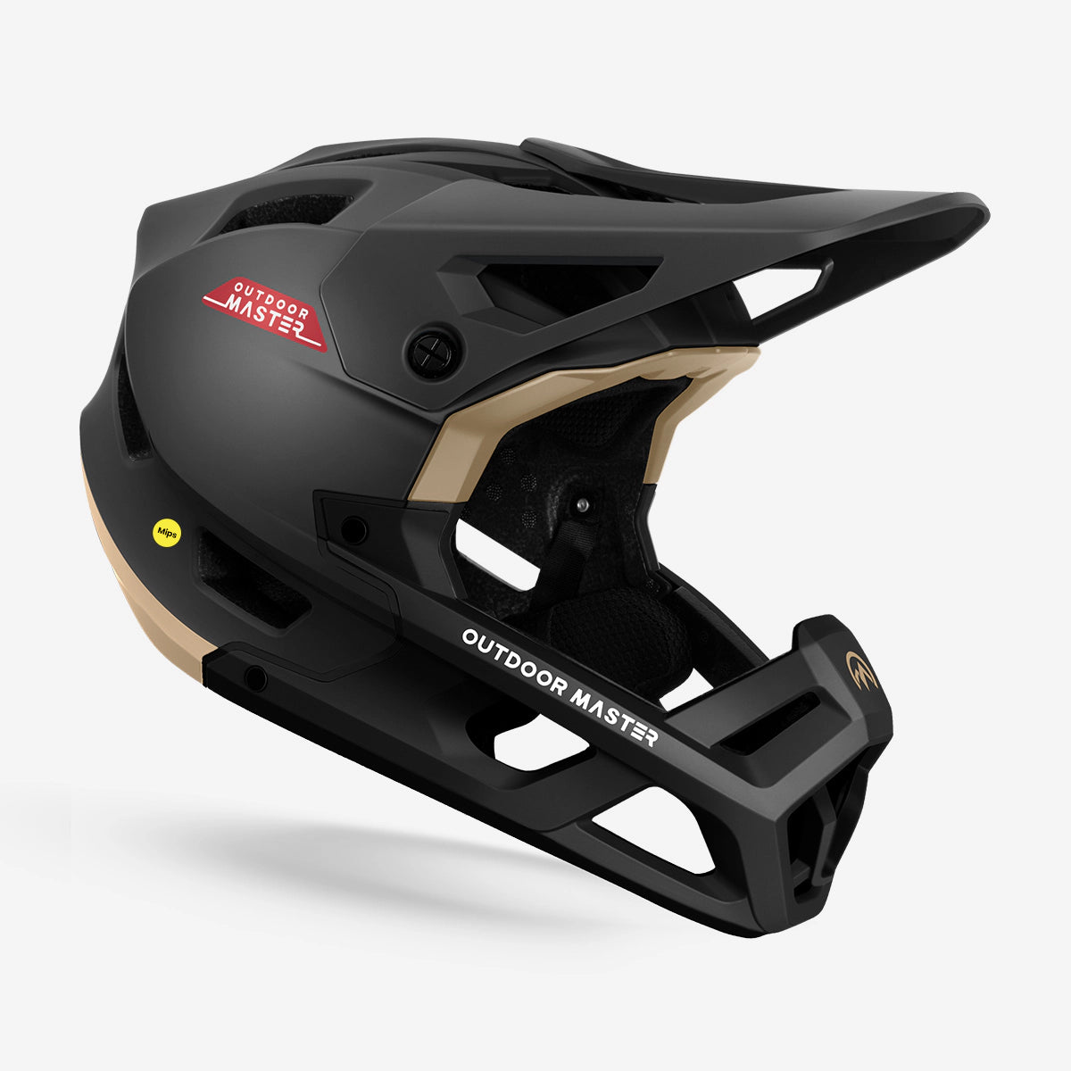 RHINO MIPS Full Face Mountain Bike Helmet + MUSTANG Dirt Bike Goggles – Lightweight, Ventilated & Save More
