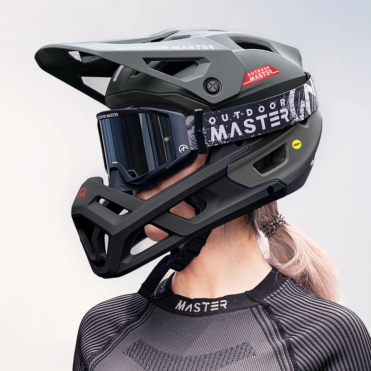 RHINO MIPS Helmets + Mustang Goggles Bundle