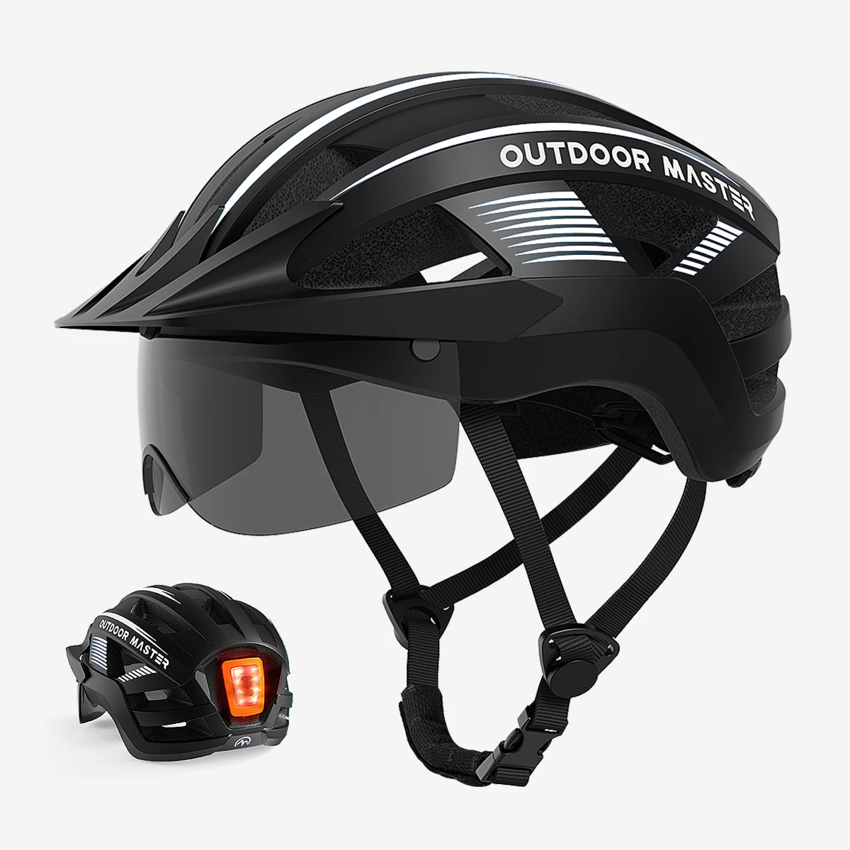 RHINO Urban Bicycle Helmet with LED Light