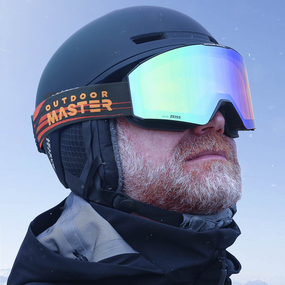 Asian Fit FALCON Ski Goggles Cylindrical ZEISS Lens