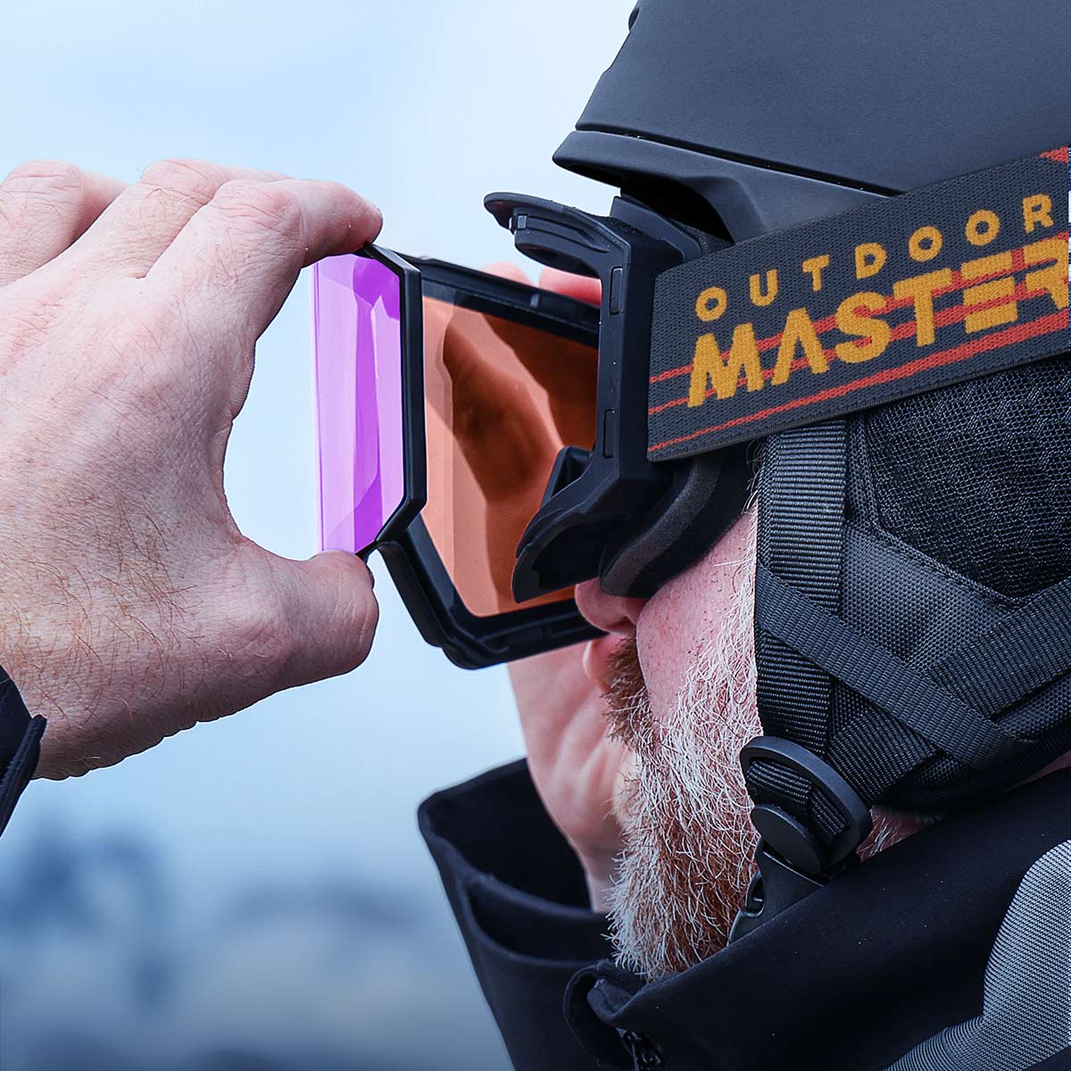 Asian Fit FALCON Ski Goggles Cylindrical ZEISS Lens