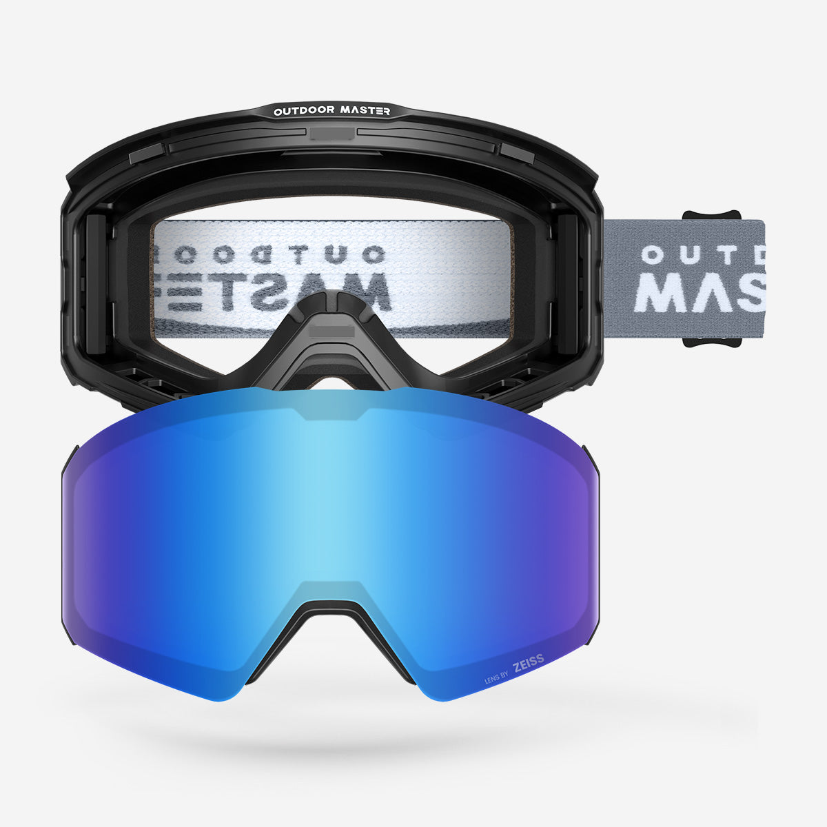 Asian Fit FALCON Ski Goggles Cylindrical ZEISS Lens