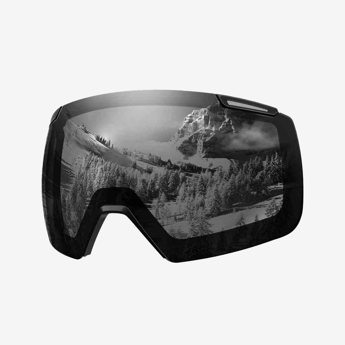 OutdoorMaster Ski Goggles Heron Replacement Lens, Magnetic Easy Lens Swap, Anti-fog, OVP Lens Wide Feild of Vision