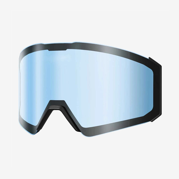 Outdoor Master Ski Goggles Falcon Replacement Lens, Magnetic Easy Lens Swap, Anti Fog, Wide Feild Of Vision, Light Blue