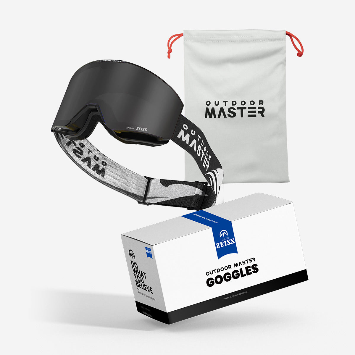 FALCON Custom Ski Goggles ZEISS Lens + Frame & Strap