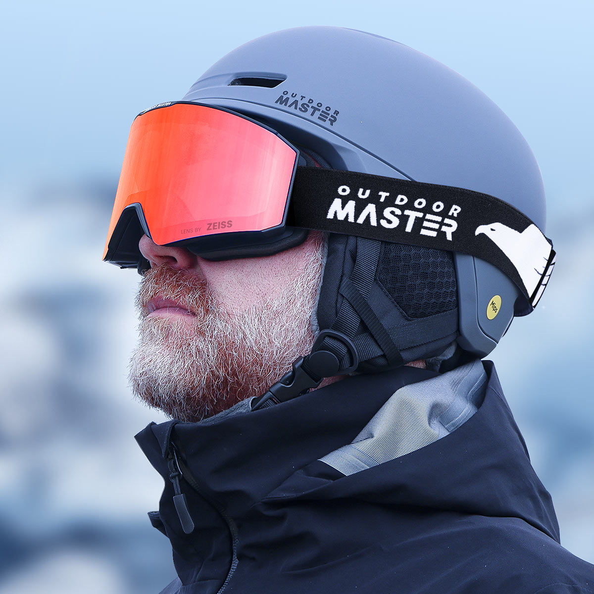 FALCON Custom Ski Goggles ZEISS Lens + Frame & Strap