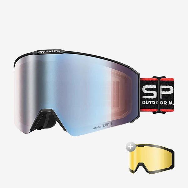 OutdoorMaster x SPC 限定版 円筒形スノーゴーグル