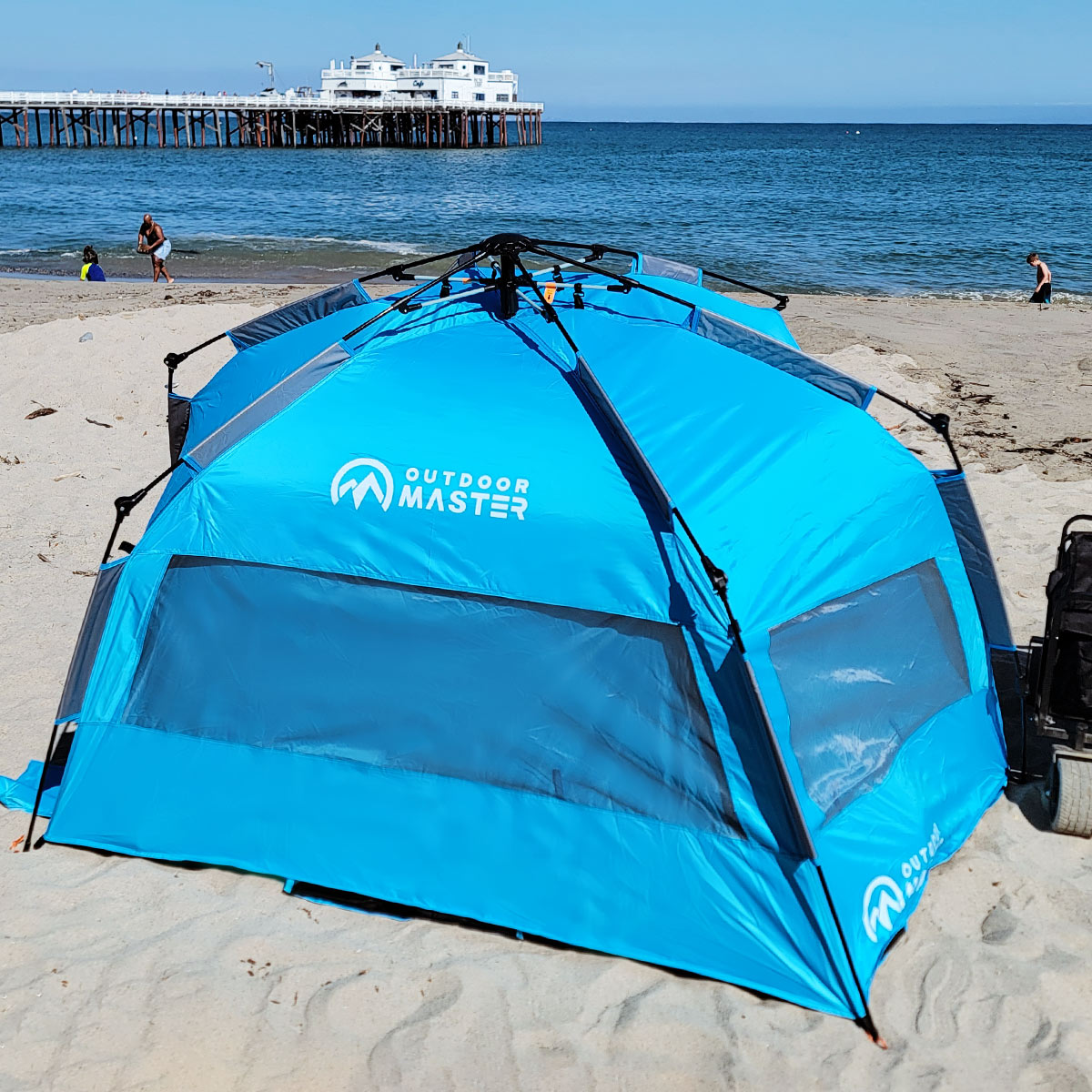 Large pop up beach tent best sale