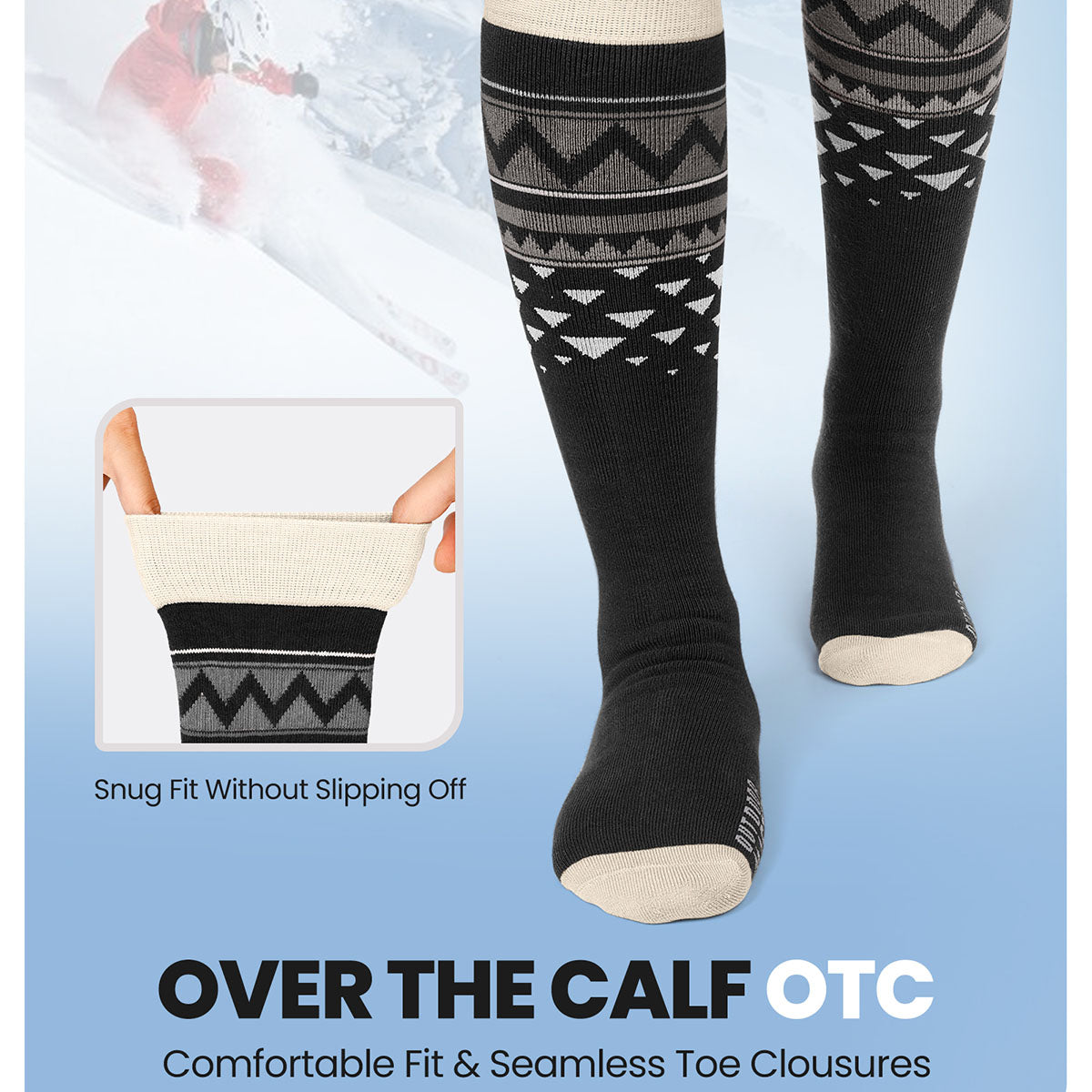 Cotton Snowboard Socks