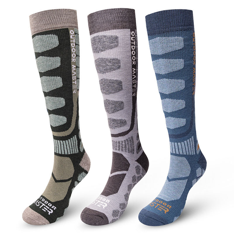 Merino Wool Ski Socks 2/3 Pairs